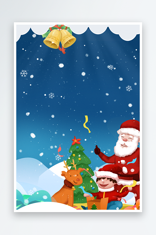 圣诞宣传背景模版-众图网