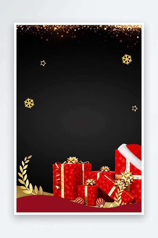 圣诞宣传背景模版素材-众图网