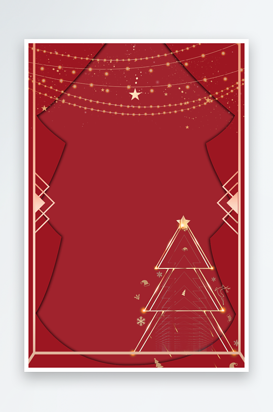 圣诞宣传背景模版素材-众图网