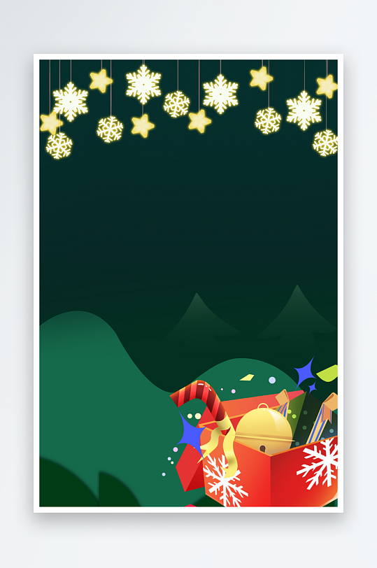 圣诞宣传背景模版素材-众图网