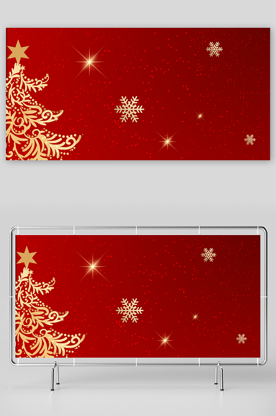 圣诞背景模版素材-众图网