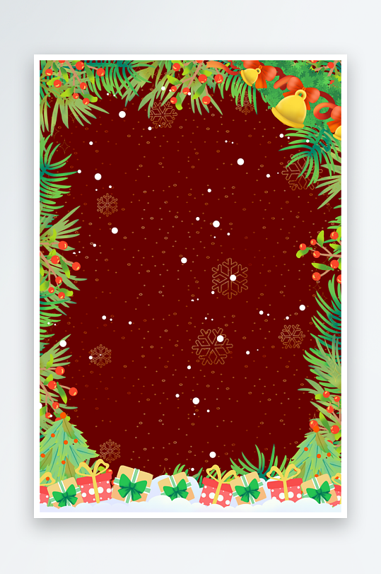 圣诞背景模版素材-众图网