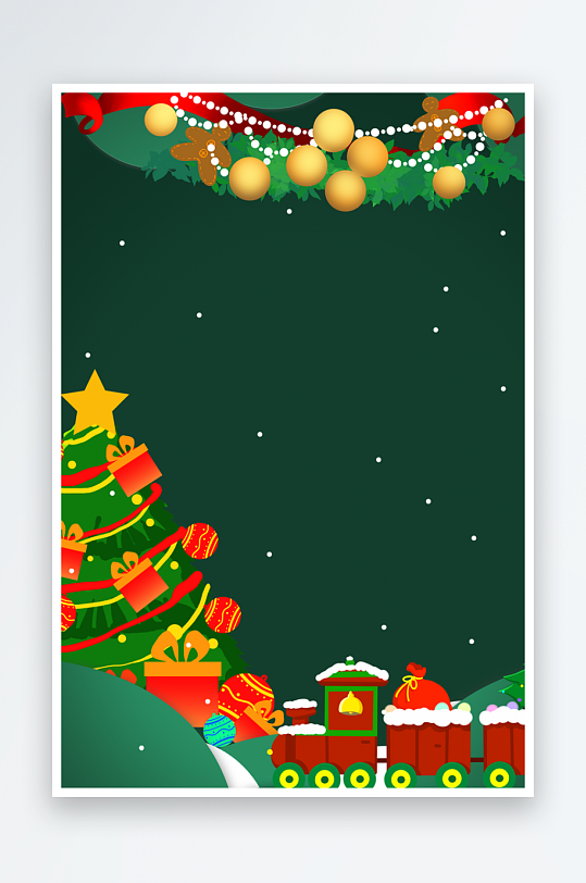 圣诞背景模版素材-众图网