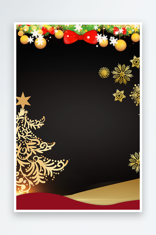 圣诞背景模版素材-众图网