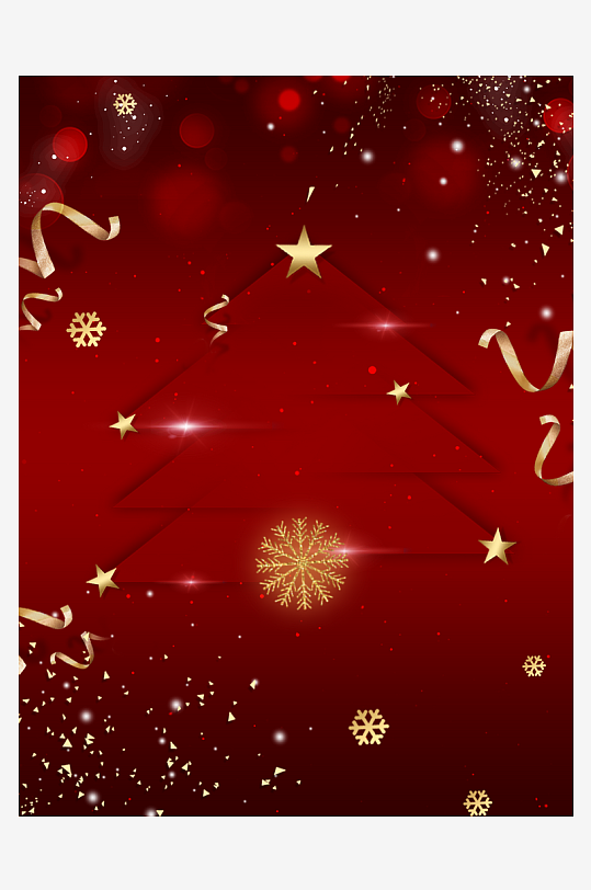 圣诞宣传背景模版素材-众图网