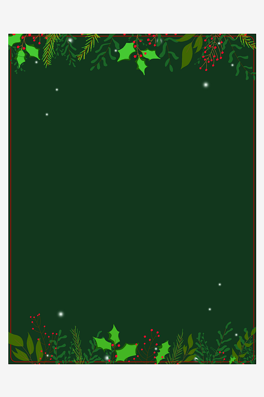 圣诞海报背景模版-众图网