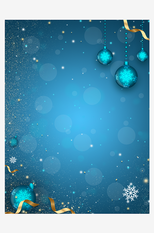 圣诞海报背景模版-众图网