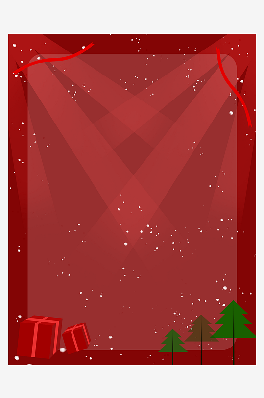 圣诞海报背景模版素材-众图网