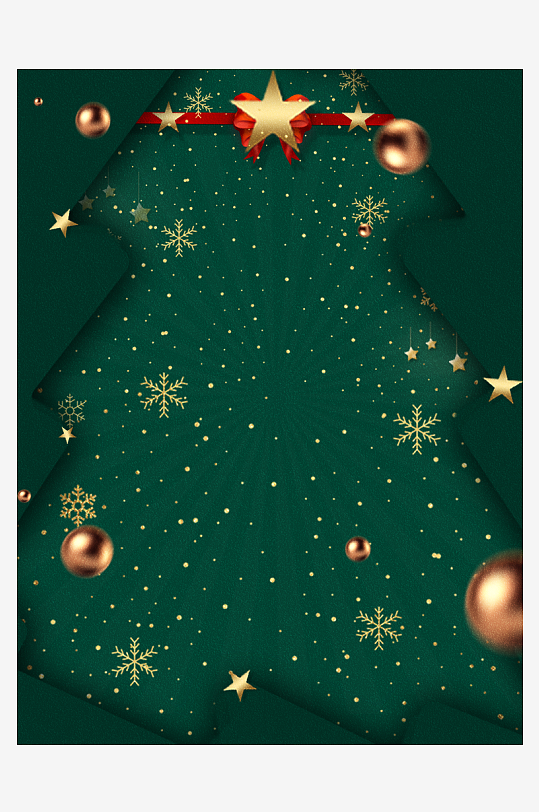 圣诞海报背景模版素材-众图网