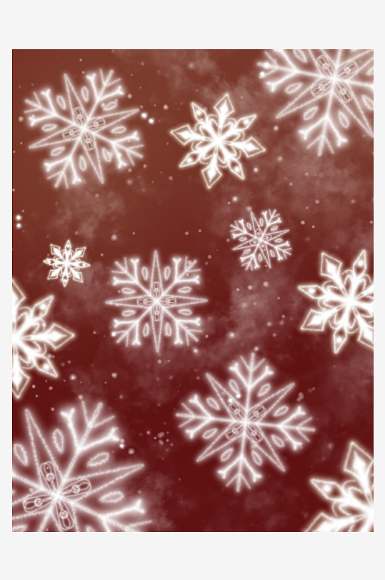 圣诞海报背景模版素材-众图网