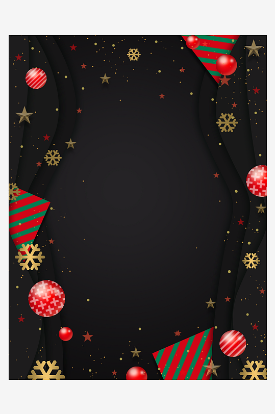 圣诞背景模版素材-众图网