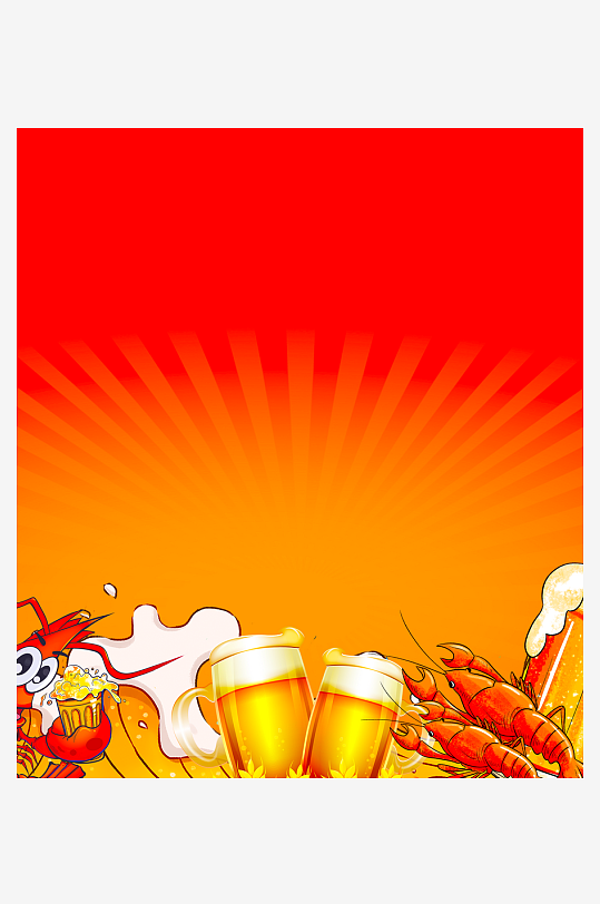 国潮风美食背景模板-众图网