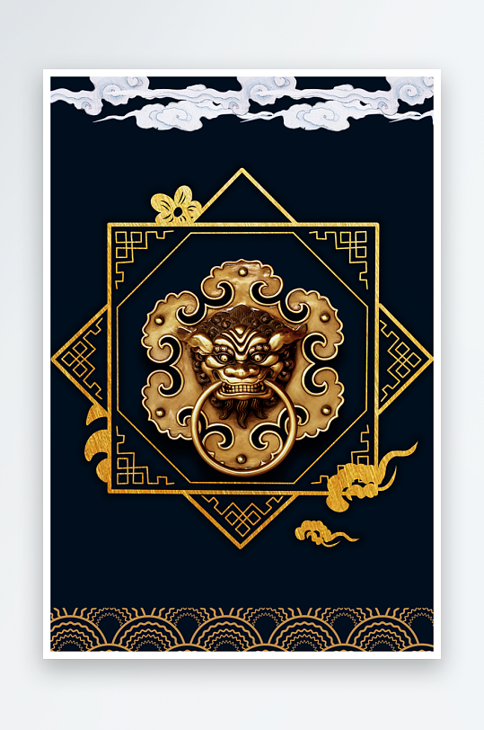 中国风背景模板素材-众图网