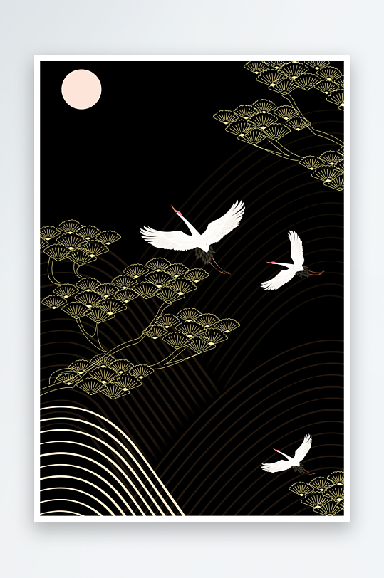 中国风背景模板素材-众图网