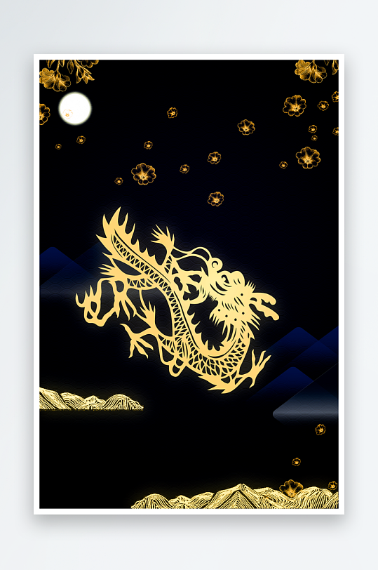 中国风背景模板素材-众图网