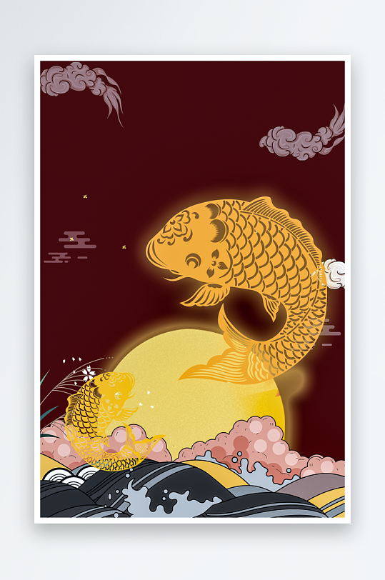 中国风背景模板素材-众图网