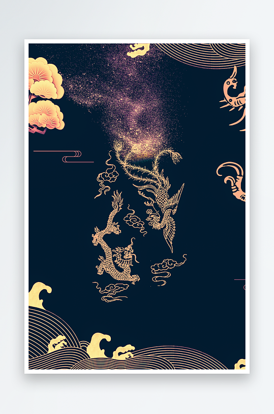 中国风中式背景模板素材-众图网