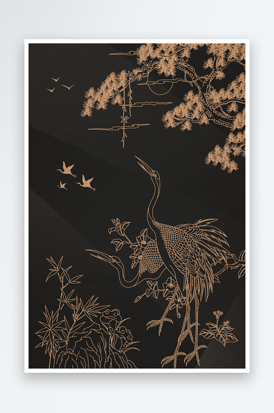 中国风中式背景模板素材-众图网