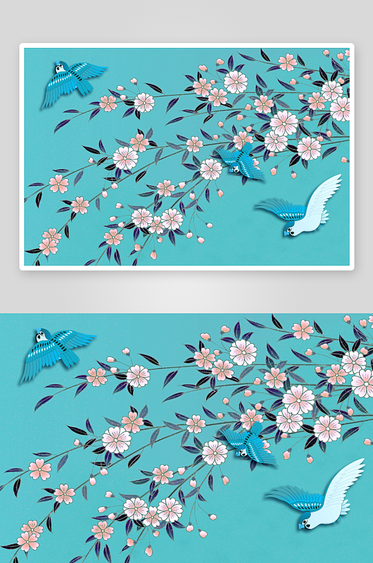 中国风中式背景模板素材-众图网