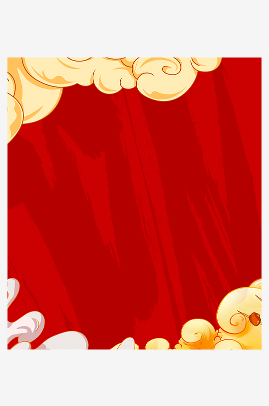 国潮风美食背景素材-众图网