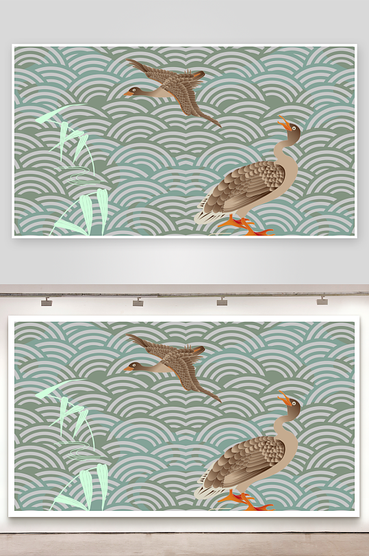 中国风背景模板素材-众图网