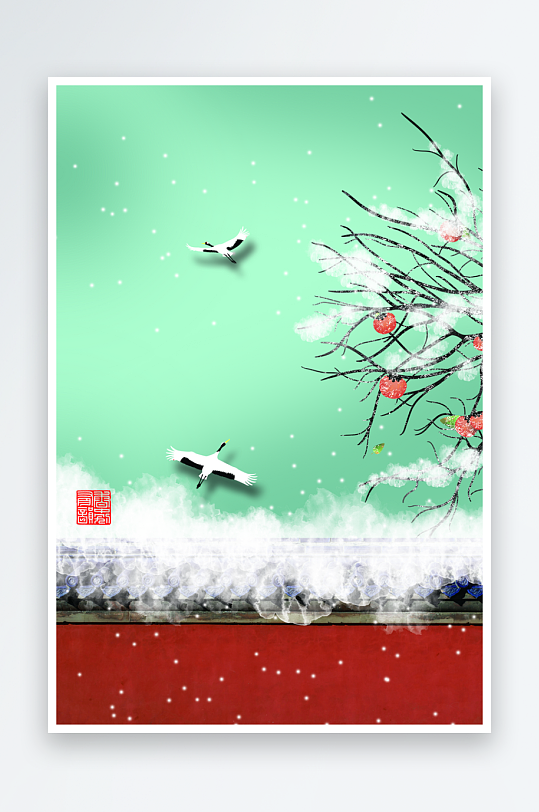 中国风背景模板素材-众图网