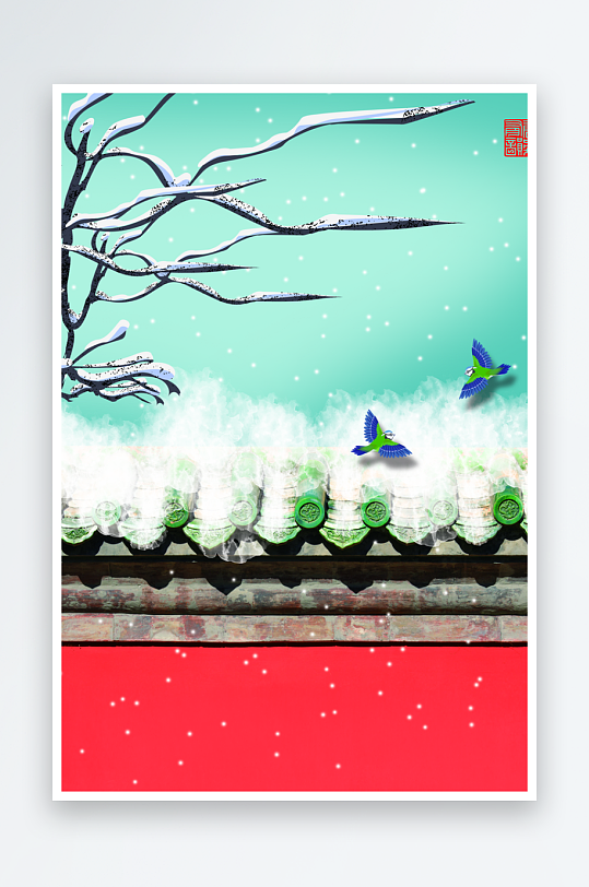 中国风背景模板素材-众图网