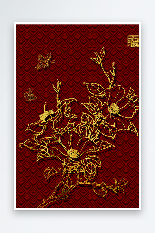 中国风背景模板素材-众图网