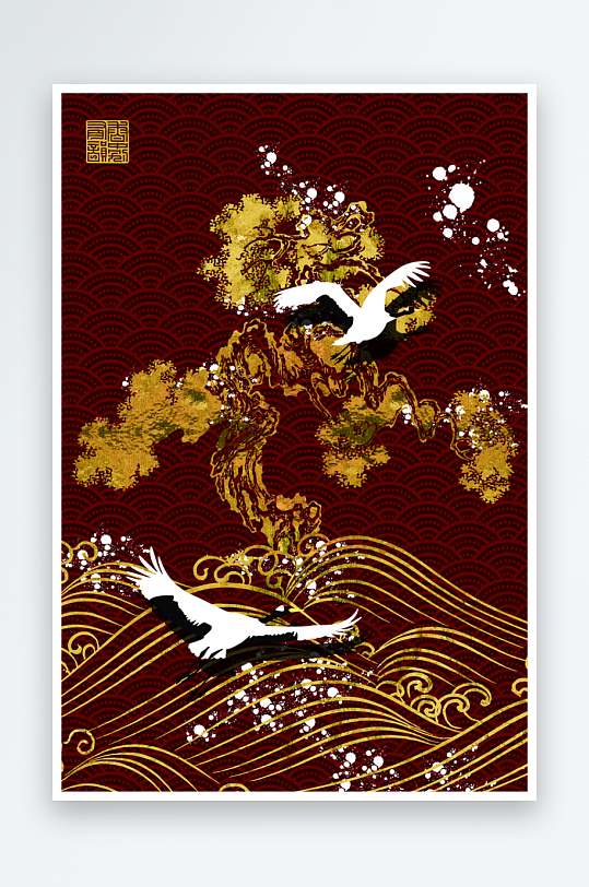 古风中国风背景模板素材-众图网