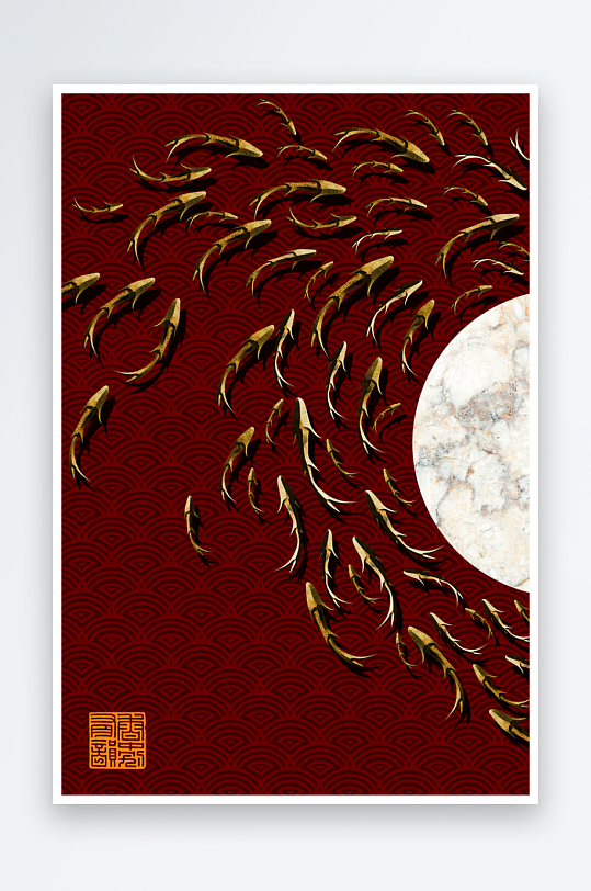 古风中国风背景模板素材-众图网