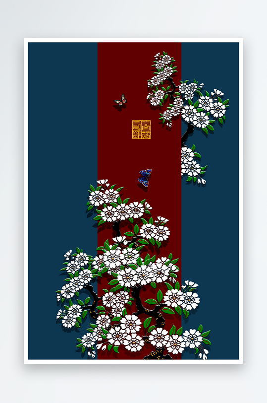 古风中国风背景模板素材-众图网