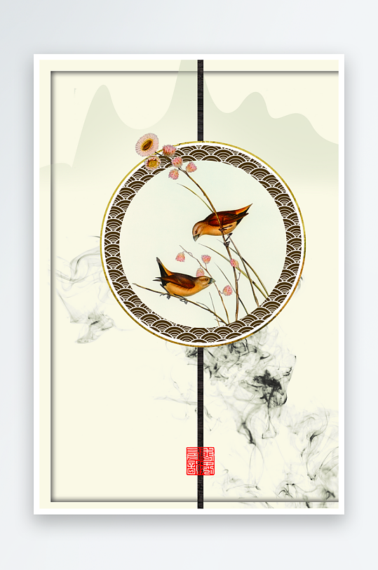 古风中国风背景模板素材-众图网