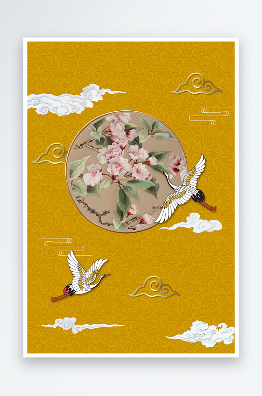 古风中国风背景模板素材-众图网