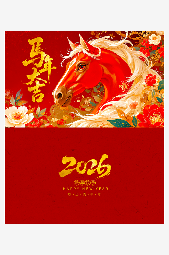 2026马年台历挂历-众图网