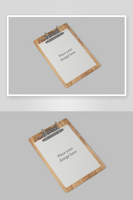 文件合同写字夹板样机-众图网