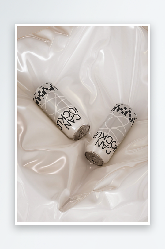 易拉罐包装设计样机模板-众图网