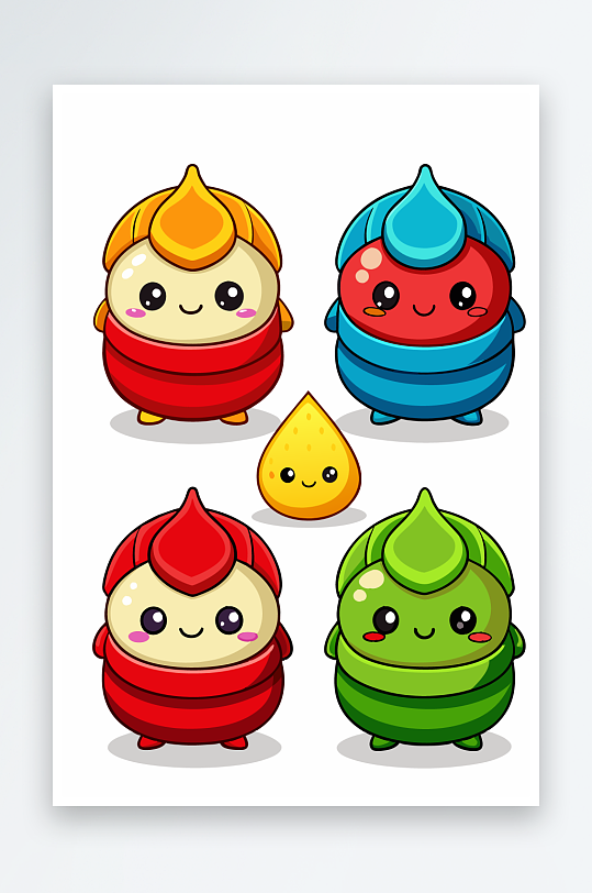 包子美食图标插画元素-众图网