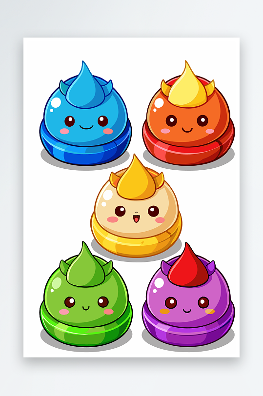 包子美食图标插画元素-众图网