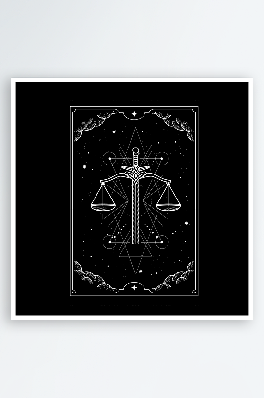 神秘卡牌设计素材-众图网