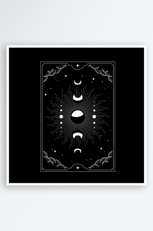 神秘卡牌设计素材-众图网