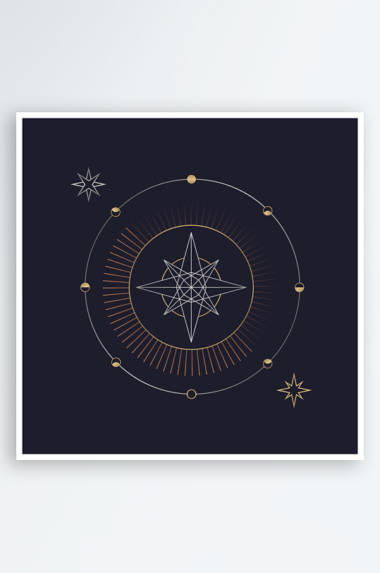 高档神秘卡牌模板素材-众图网