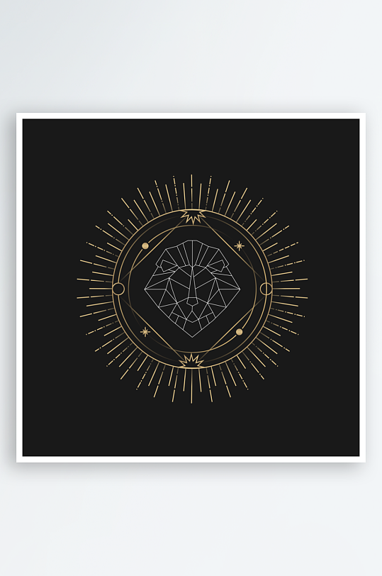 高档神秘卡牌模板素材-众图网