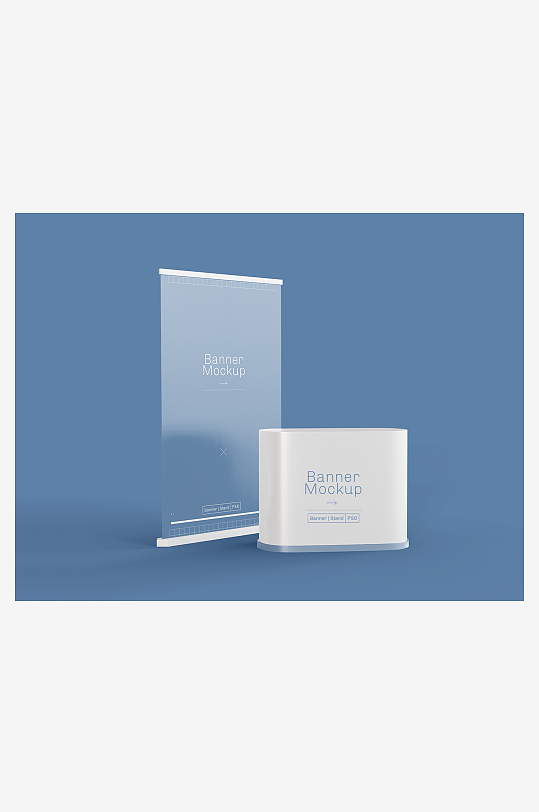 展厅展览海报背景墙宣传模板样机psd-众图网