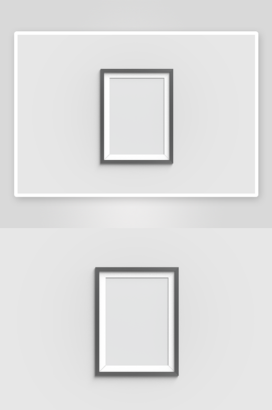 证书边框照片相框样机-众图网