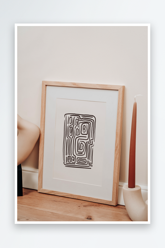 证书边框照片相框样机-众图网