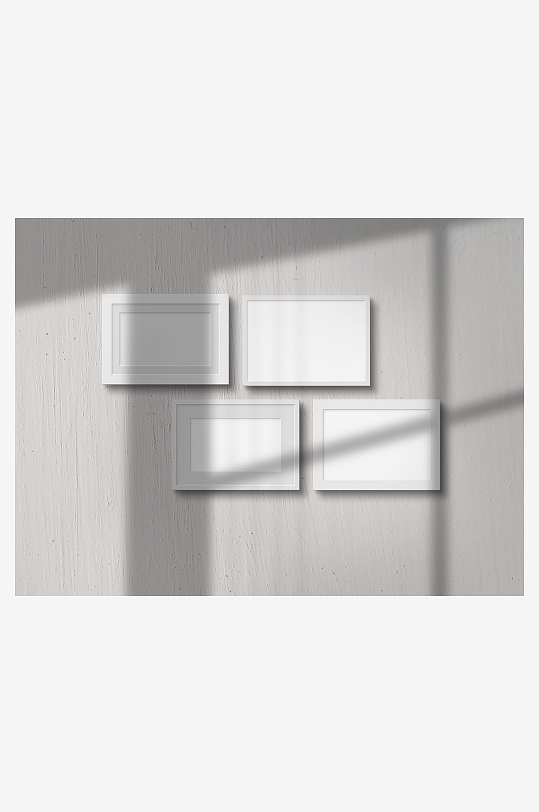 证书边框照片相框样机素材-众图网