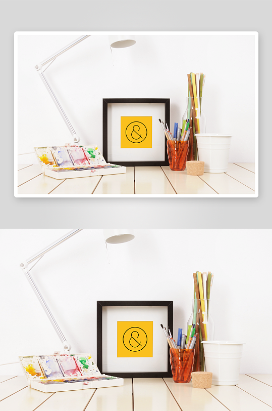 证书边框照片相框样机素材-众图网