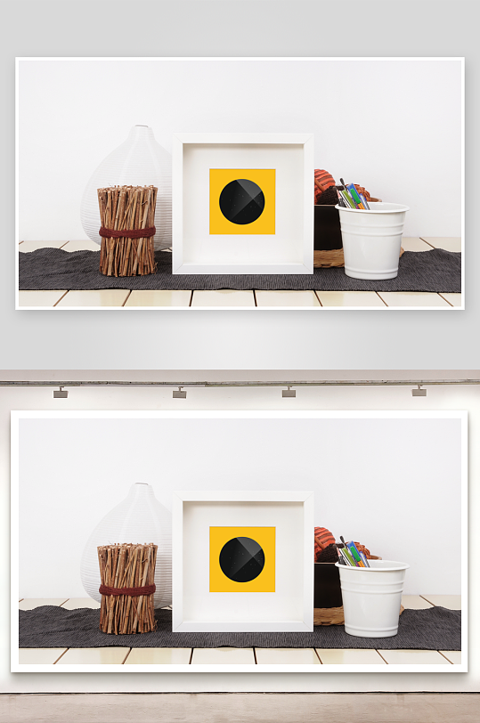 证书边框照片相框样机素材-众图网