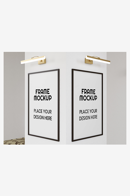 证书边框照片相框样机素材-众图网