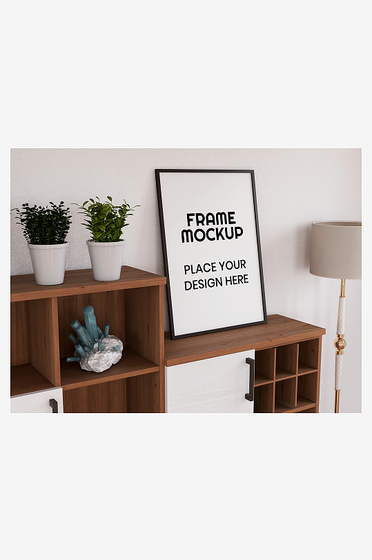 证书边框照片相框样机-众图网